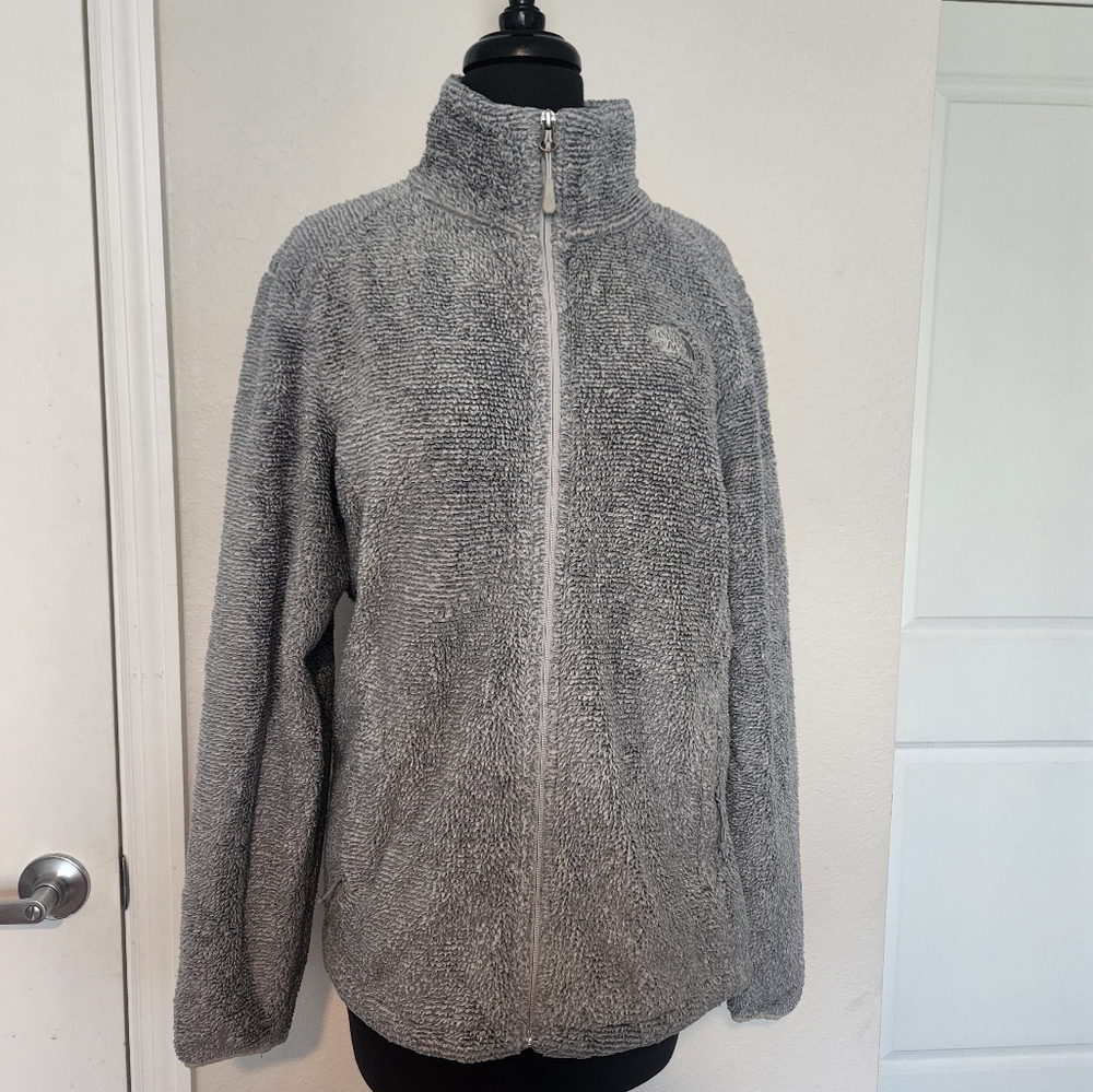 The North Face Women's Gray Teddy Jacket
